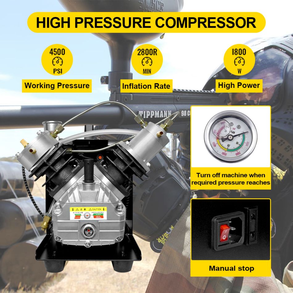 compressor pcp 300bar 4500psi
