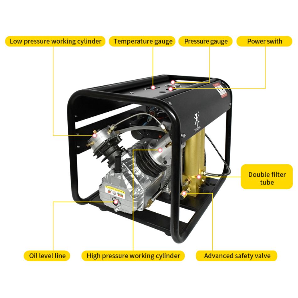310bar Electric High Pressure Pcp Air Compressor