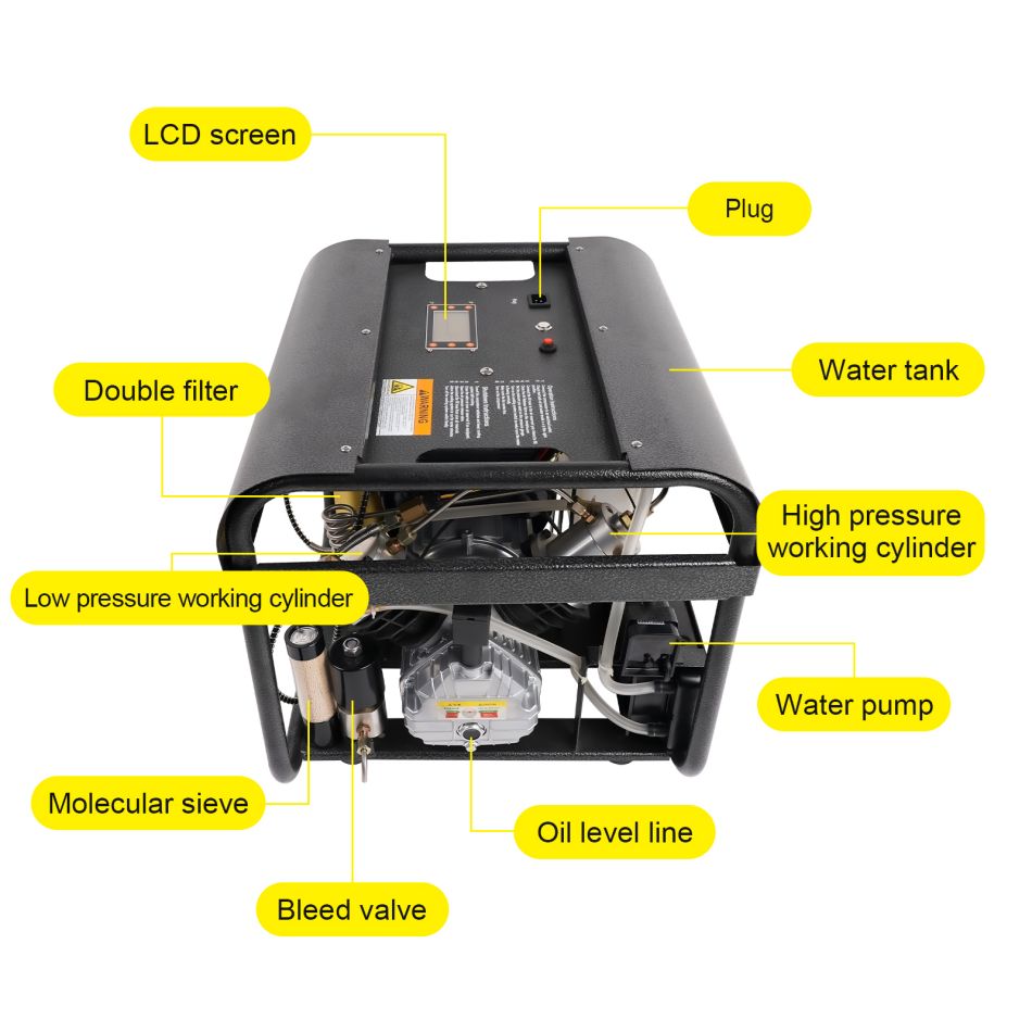 scuba dive tank air compressor