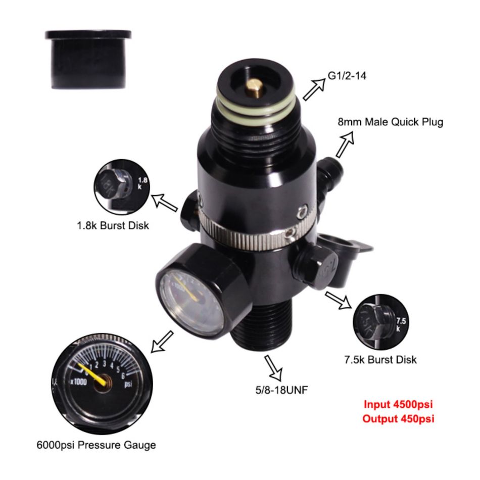 300bar 4500psi Scuba Fill Station