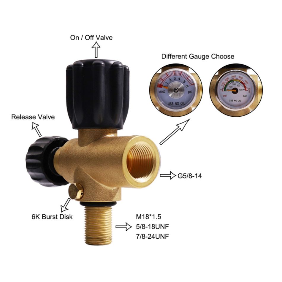 M18*1.5 Fill Station Charging Adapter