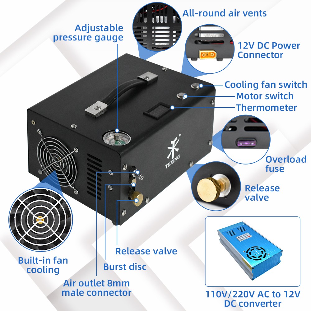 TUXING TXET061-2 Convenient and Easy to Operate Air Compressor