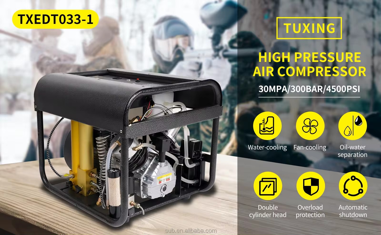 TXEDT033-1 High Quality Diving Air Compressor